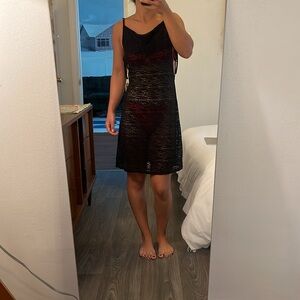 FIND ME NOW black lace mini dress *never worn*